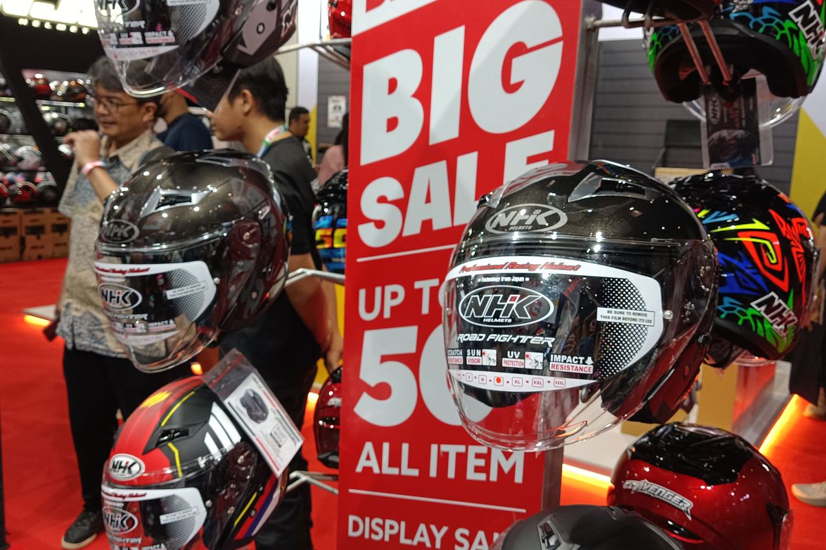 Pilihan Helm Open Face di IMHAX 2025, mulai Rp 200.000
