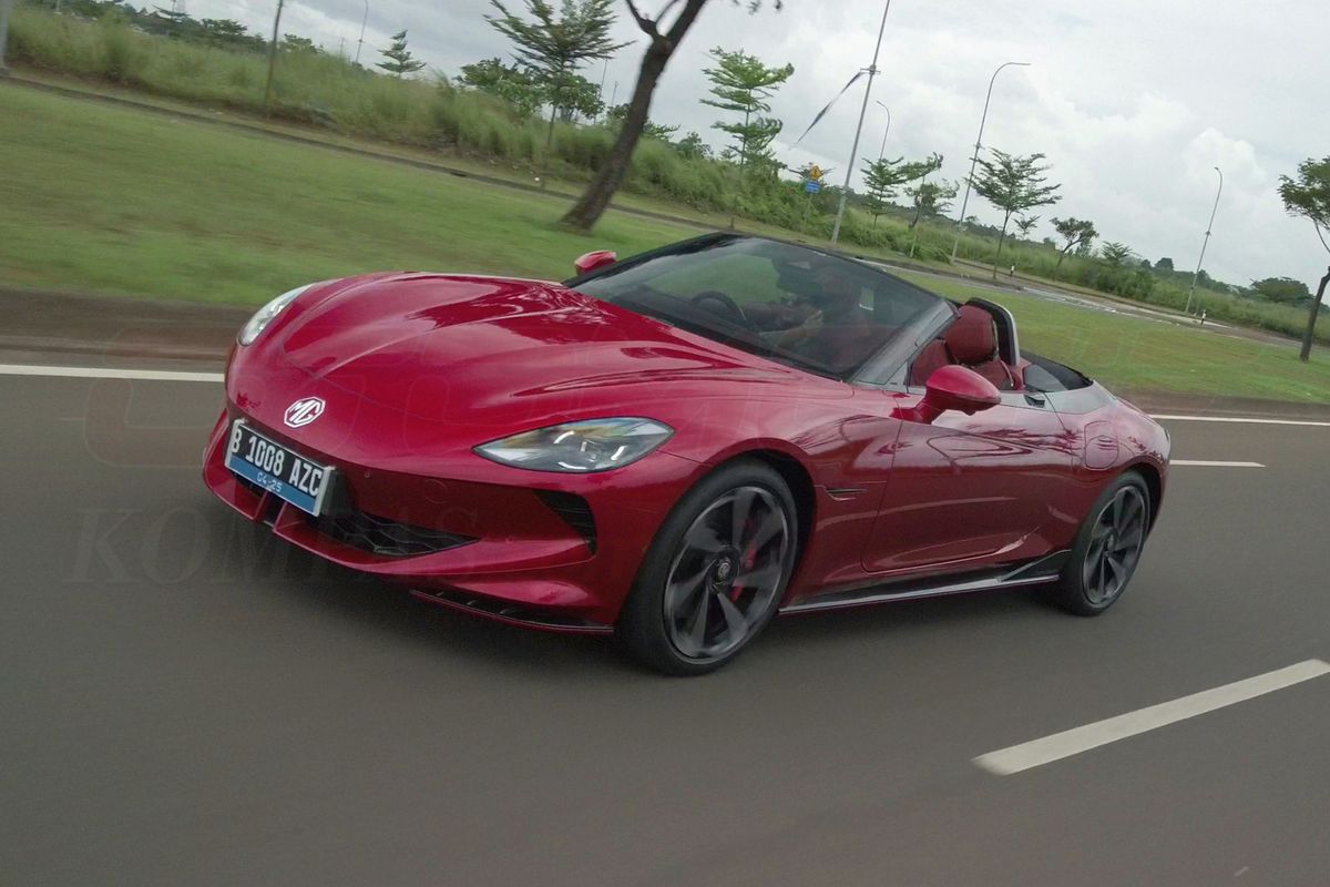 MG Cyberster, roadster listrik, performa, mobil listrik, tes mobil, Performa MG Cyberster, Akselerasi 0-100 Kpj cuma 3,5 Detik