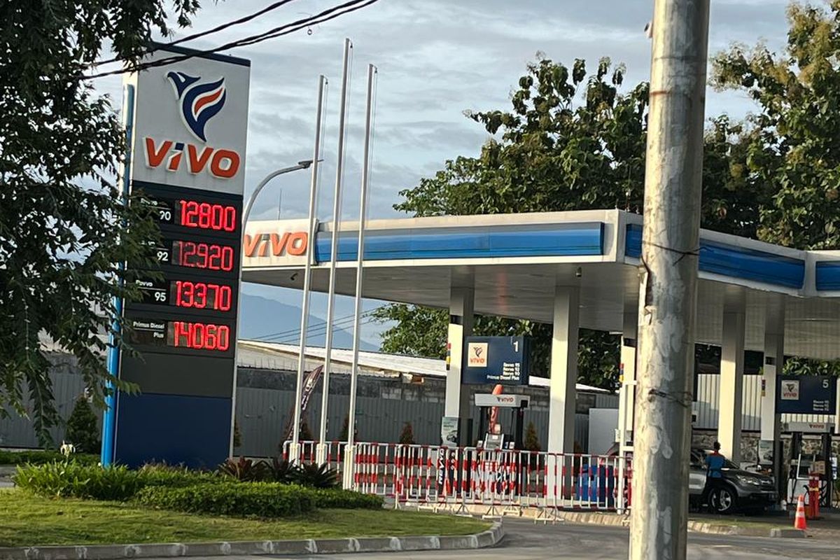 Vivo, bensin, harga solar, harga bensin, Solar, Lebaran, Harga BBM Vivo Turun Per 1 April 2025