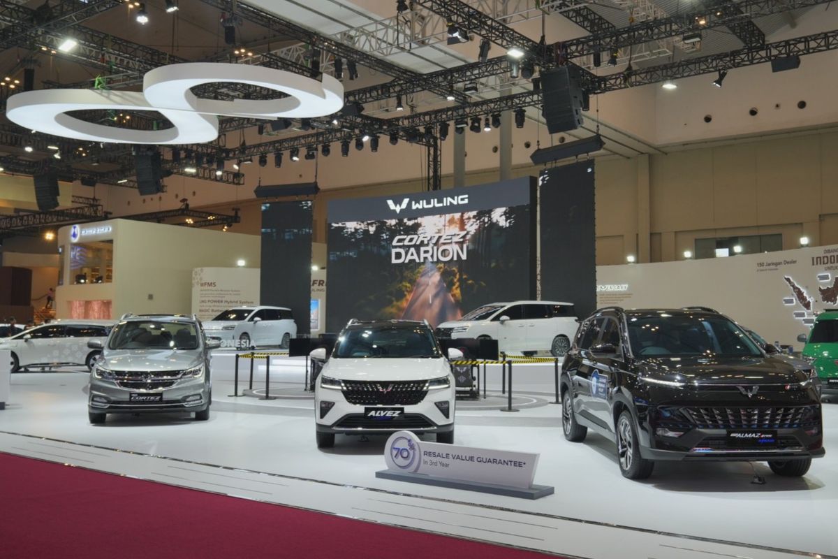 Penjualan Wuling, angka penjualan, GIIAS 2025, Surat Pemesanan Kendaraan, Wuling Catat 2.300 SPK di GIIAS 2025, Binguo EV Paling Laris