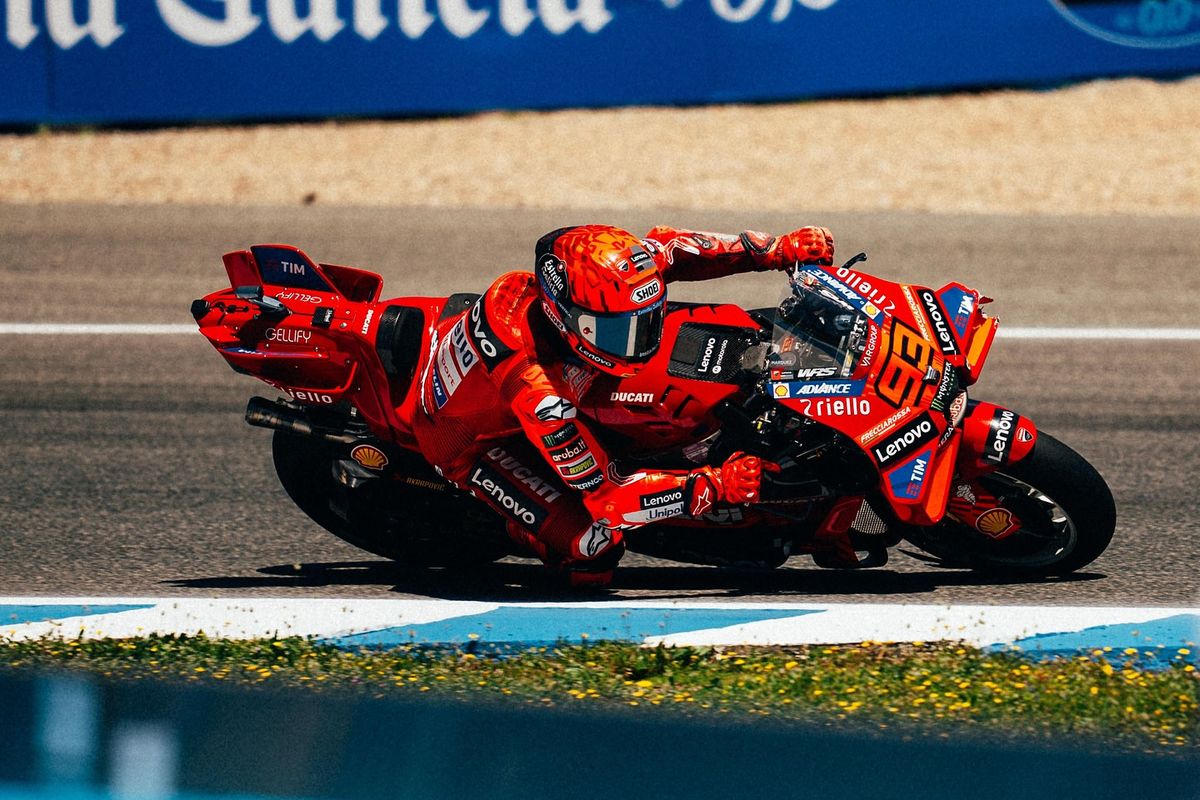 Marc Marquez, MotoGP, Sirkuit Jerez, klasemen sementara, MotoGP 2025, Alex Marquez, sirkuit jerez, motogp 2025, MotoGP Spanyol 2025, Terjatuh di Jerez, Marc Marquez Mengaku Salah