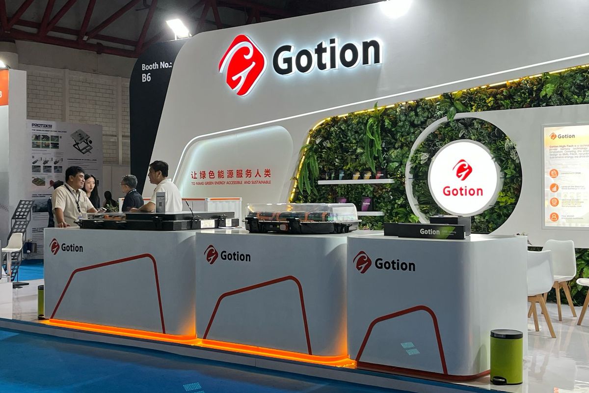 Gotion, Gotion High-Tech, baterai mobil listrik, Baterai Gotion, PEVS 2025, Gotion Targetkan Produksi Sel Baterai di Indonesia pada 2027