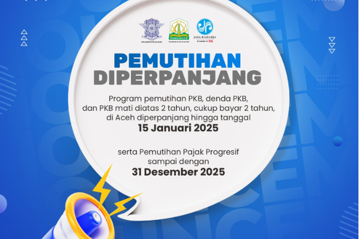 pajak kendaraan, pemutihan denda pajak kendaraan, pemutihan pajak kendaraan di aceh, Pemutihan Pajak Kendaraan di Aceh Berlaku sampai Akhir Tahun Ini