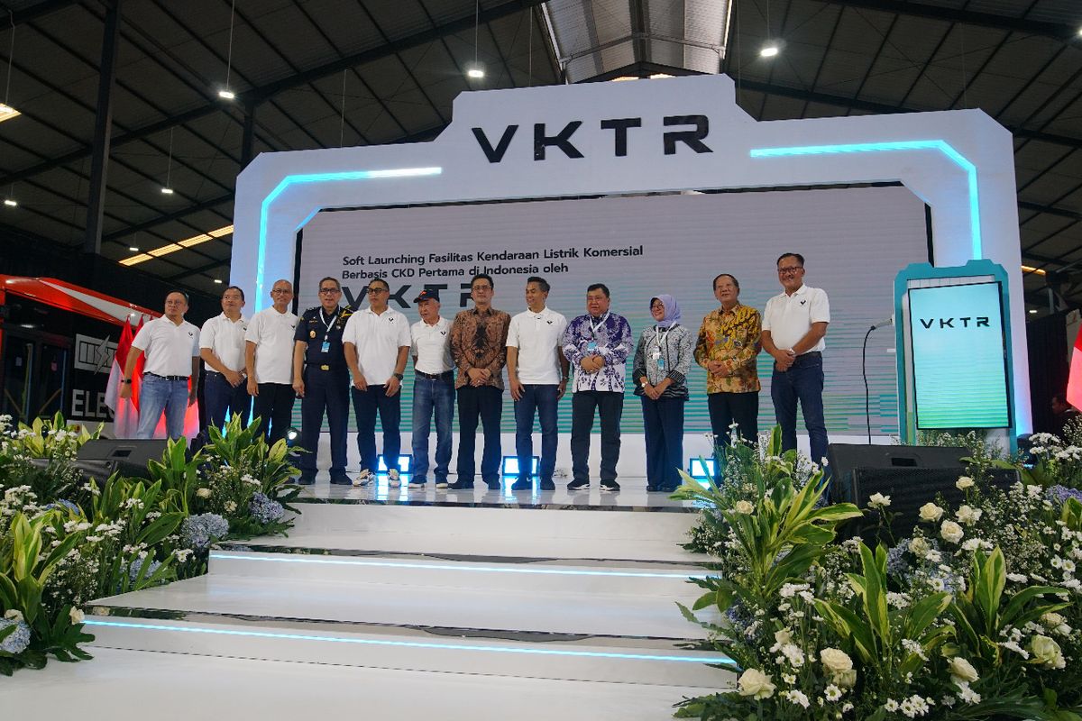 VKTR, kendaraan listrik, Magelang, pabrik perakitan, Kendaraan listrik, Soft Launching Pabrik Kendaraan Listrik VKTR di Magelang