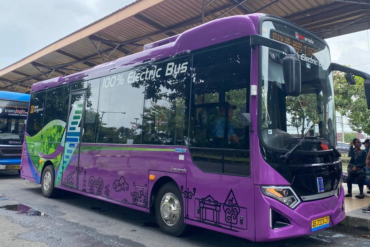 bus listrik, Trans Jogja, bus listrik Trans Jogja, trans jogja, bus listrik trans jogja, Mulai 1 Mei 2025, Rute dan Jadwal Bus Listrik Trans Jogja Berubah