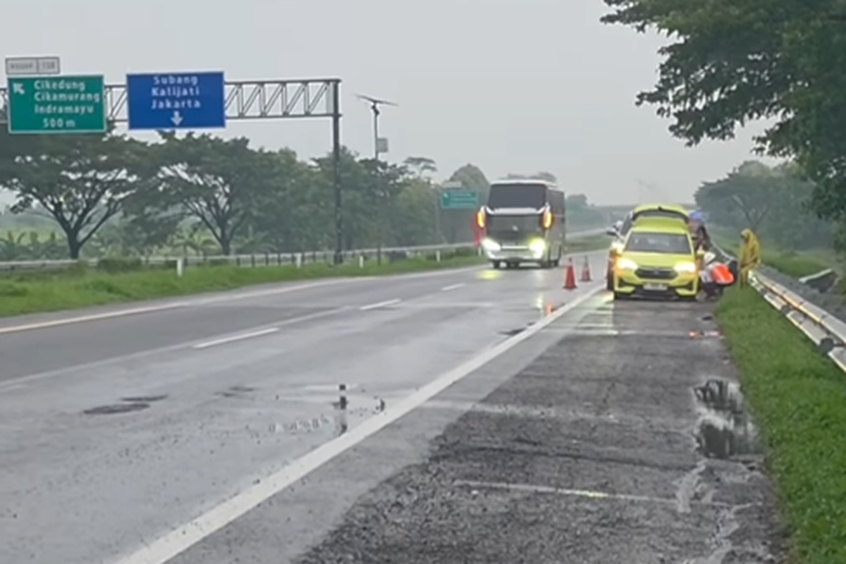 Pecah Ban di Tol, Ini yang Mesti Dilakukan