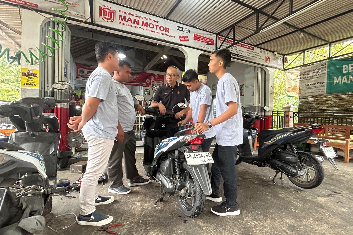 Yayasan AHM, pelatihan, UMKM, bengkel, UMKM lokal, UMKM Lokal, Upaya AHM Dorong UMKM Bengkel Naik Kelas