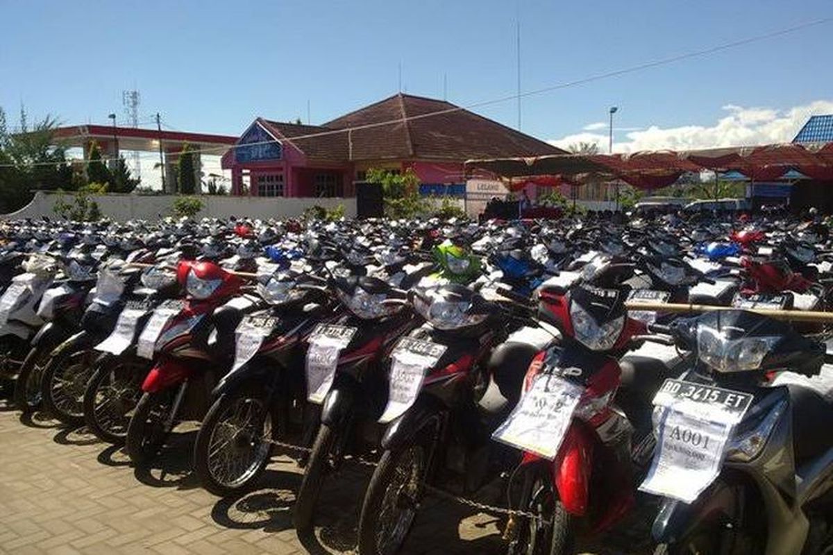 motor hasil tilang, lelang motor, motor lelang, Lelang motor hasil tilang, Beli Motor Lelang Hasil Tilang, Perhatikan Kondisi Kendaraannya
