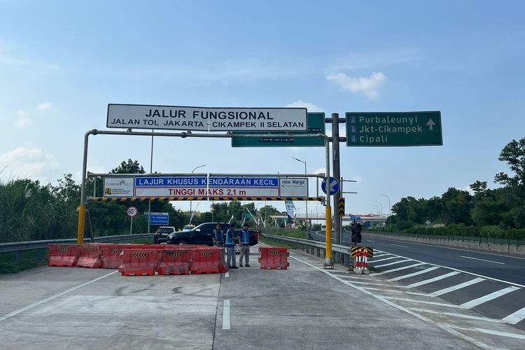 Perbedaan Tol Japek II Selatan Saat Arus Balik Lebaran 2026
