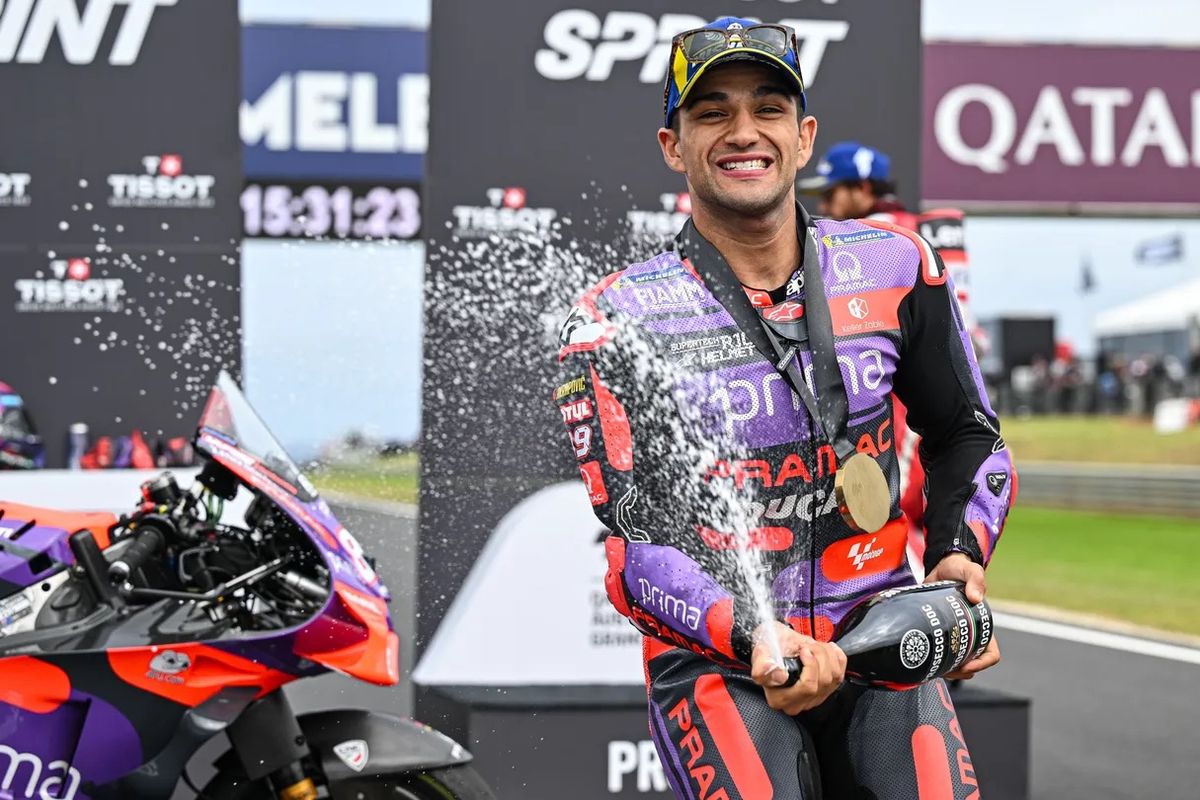 MotoGP, MotoGP Qatar, Aprilia, balap motor, motogp 2025, Jorge Martin Ungkap Keraguan Bisa Finis di MotoGP Qatar