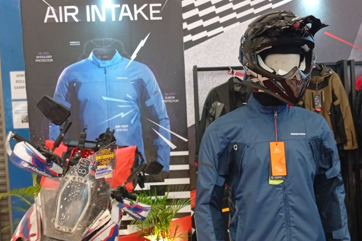 Respiro, Jaket riding, IMOS 2025, perlengkapan berendara, ApparelMotor, Intip Deretan Perlengkapan Berkendara di IMOS 2025