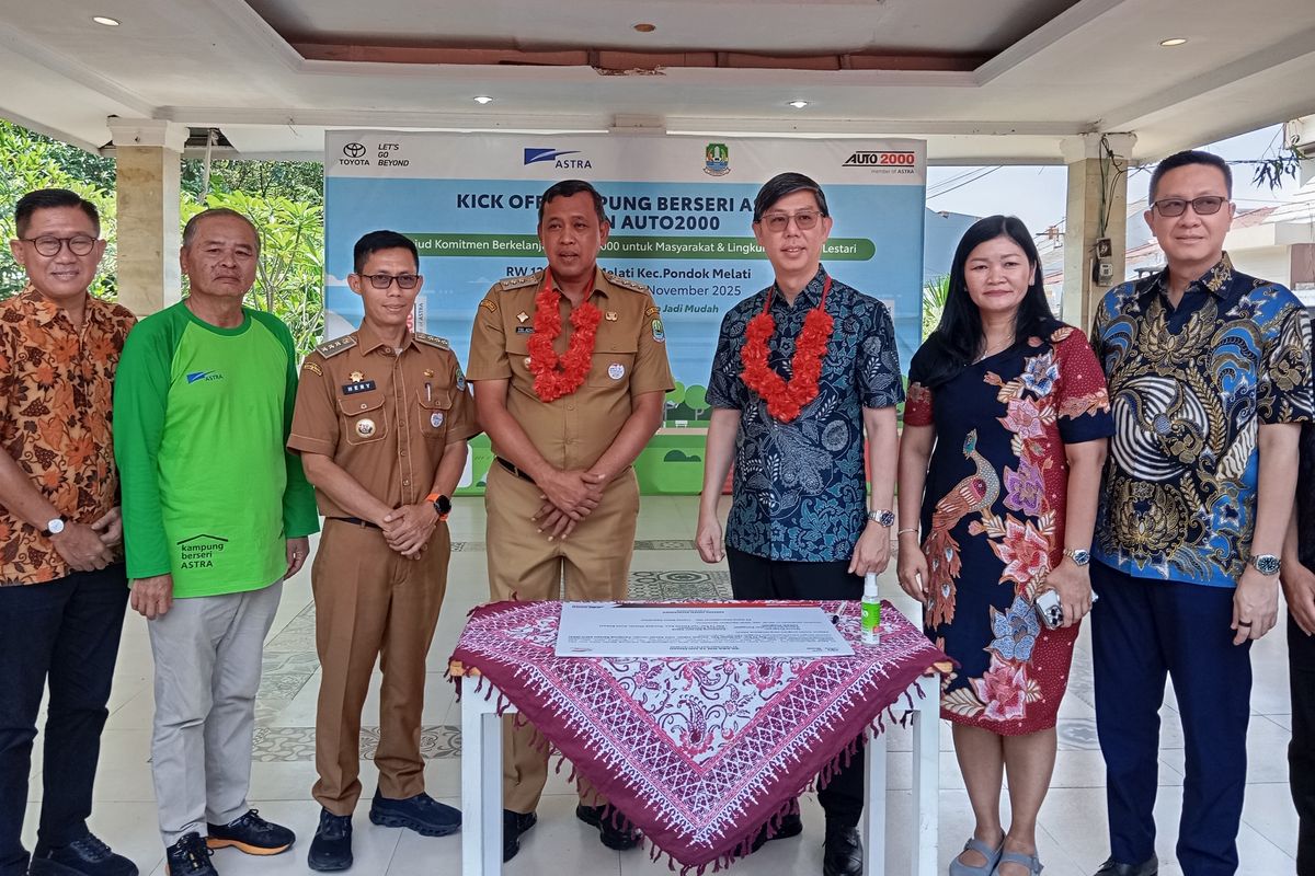 Auto2000 dan Pemkot Bekasi Resmikan Kampung Berseri Astra Jatimelati