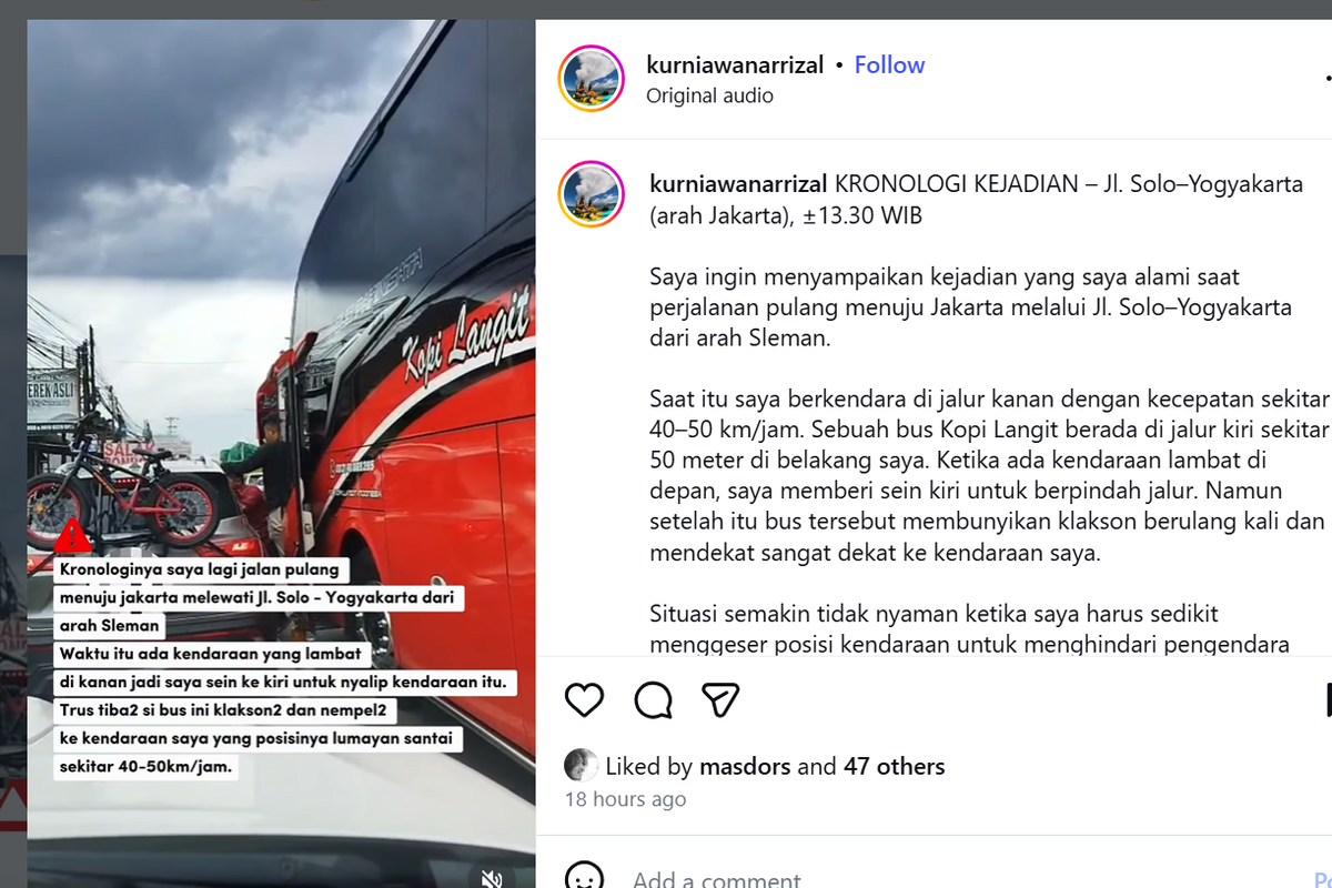 Dugaan Kekerasan di Jalan Raya: Insiden Bus di Yogyakarta