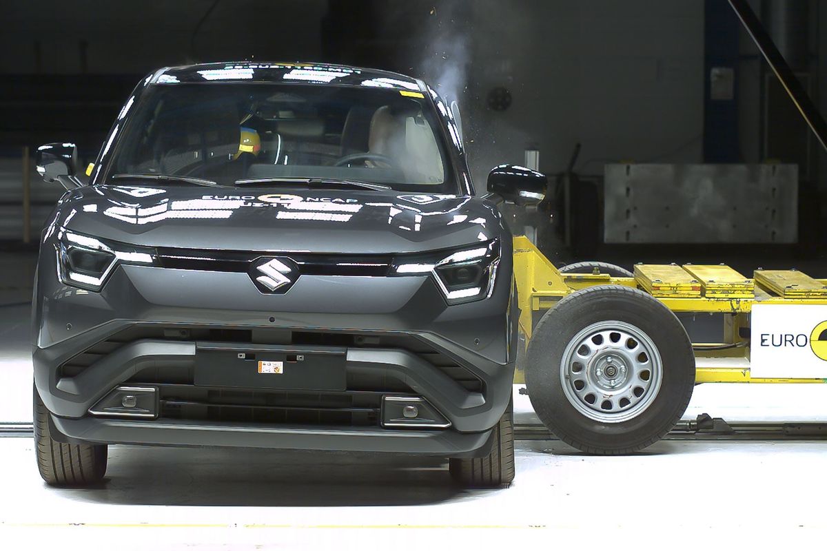 tes tabrak, mobil listrik, Euro NCAP, Suzuki, SUV listrik, e vitara, Suzuki e Vitara Tes Tabrak Euro NCAP, Hasil Cukup Memuaskan
