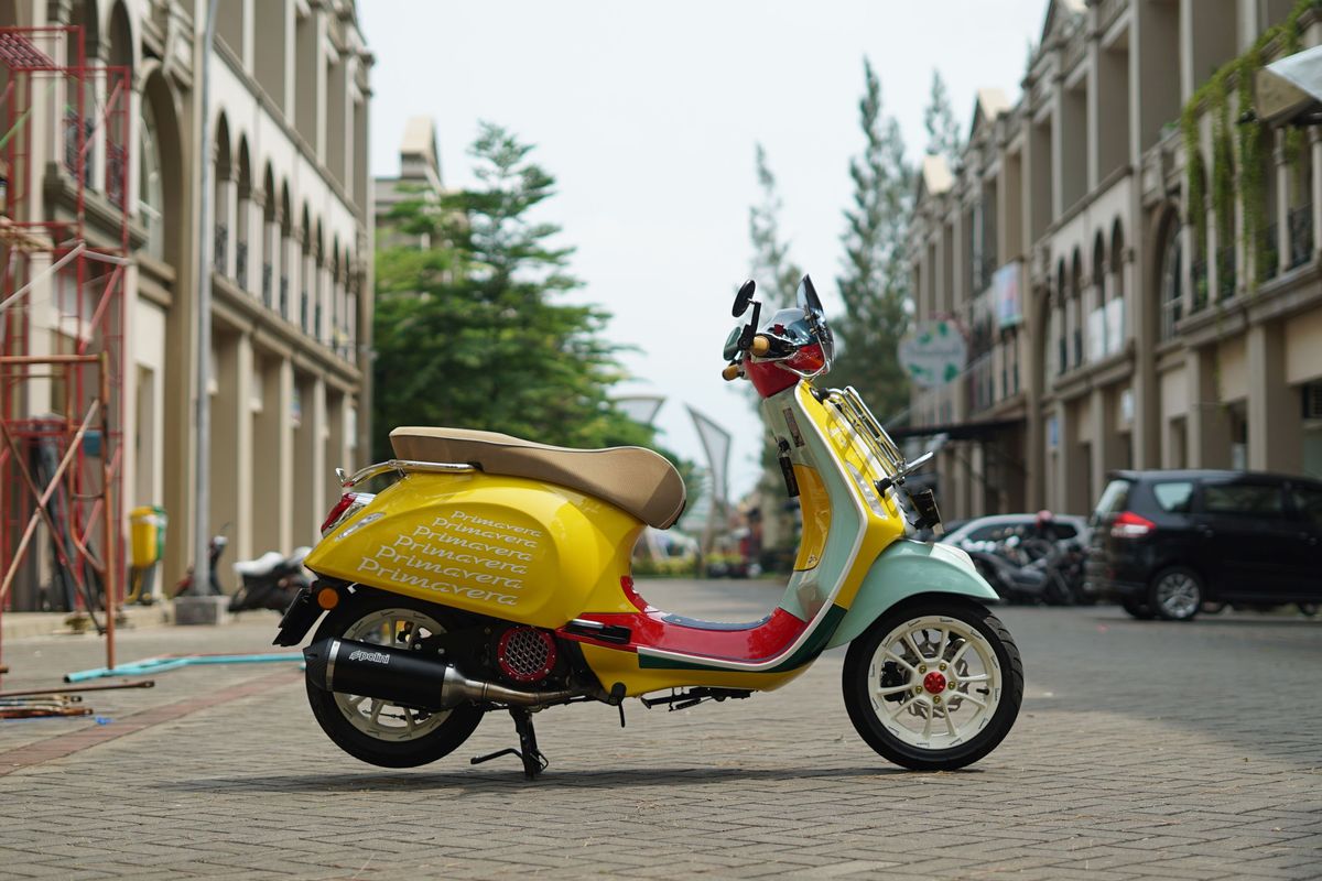 kenyamanan berkendara, modifikasi Vespa, Tinggi jok Vespa, pengendara perempuan, Modifikasi Vespa: Solusi Tinggi Jok untuk Wanita