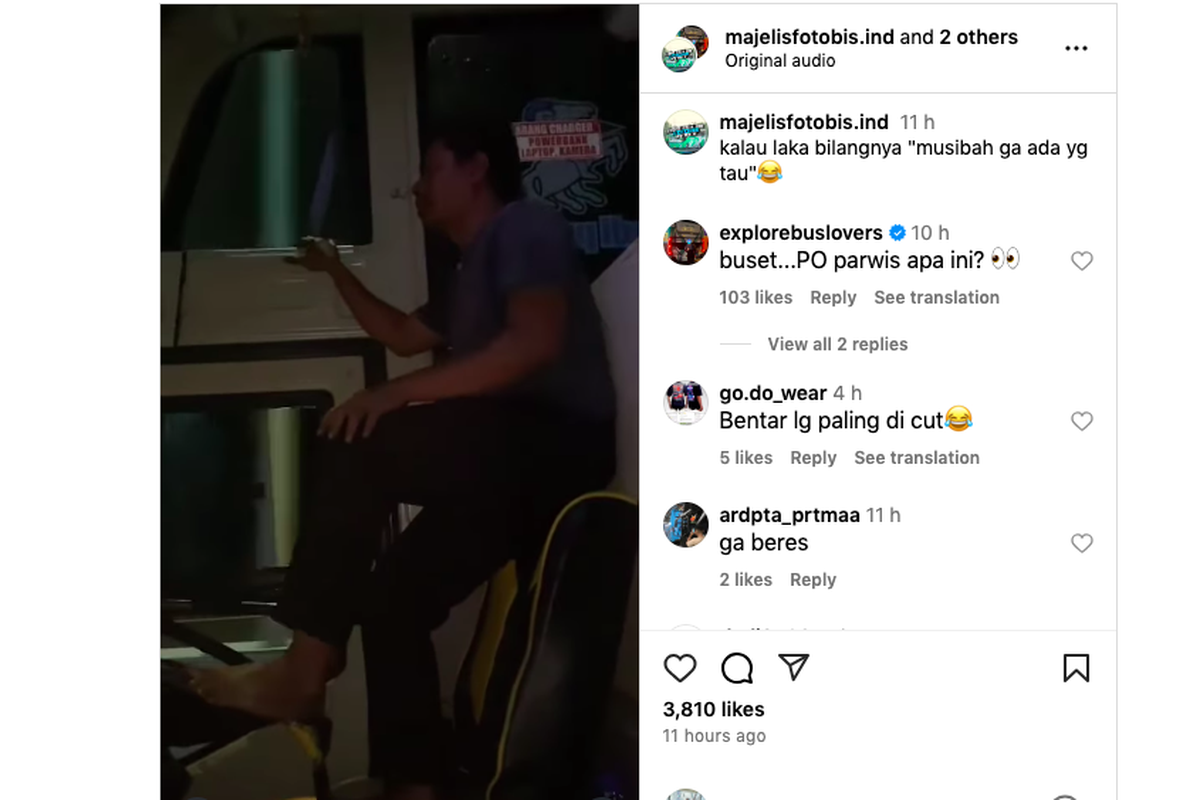 video, sopir bus, video viral, Viral Sopir Bus Mengemudi Pakai Kaki, Ini Penjelasan dari Pakar