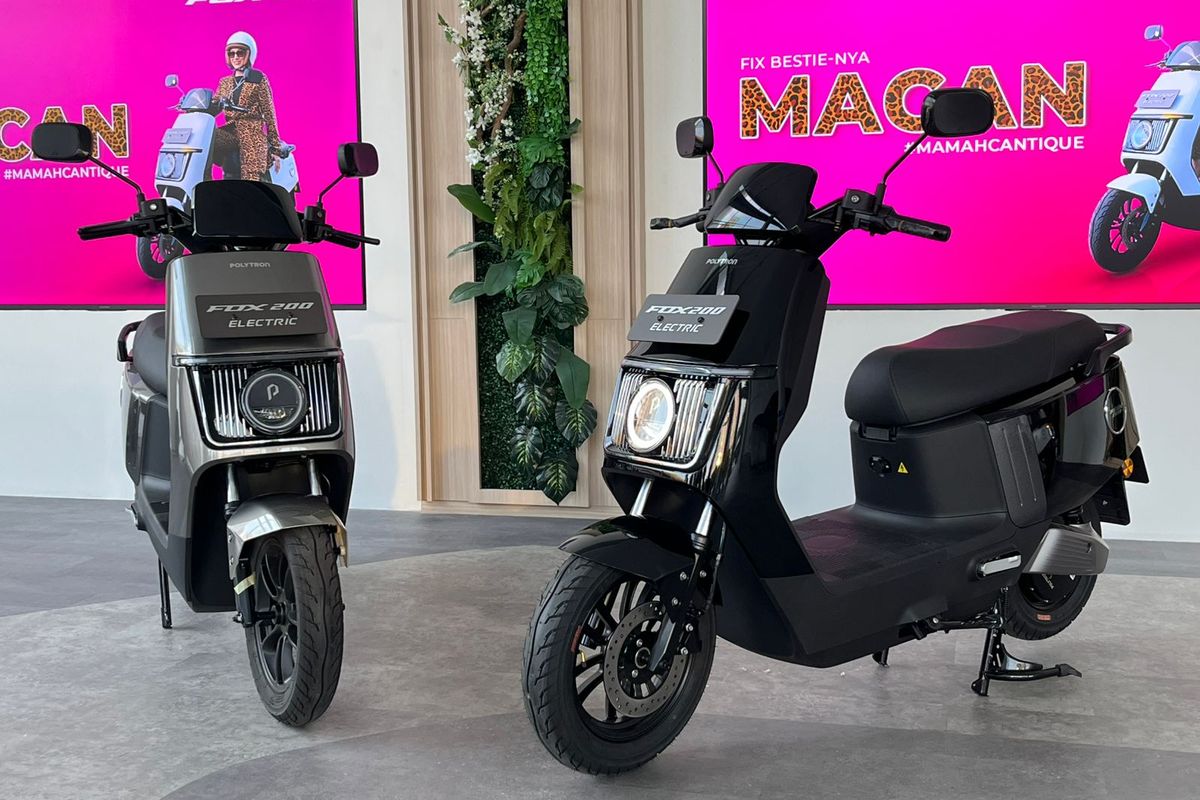Polytron, motor listrik murah, motor listrik Polytron, Polytron Fox 200, Fox 200, Spesifikasi Motor Listrik Polytron Fox 200, Jarak Tempuh 85 Km