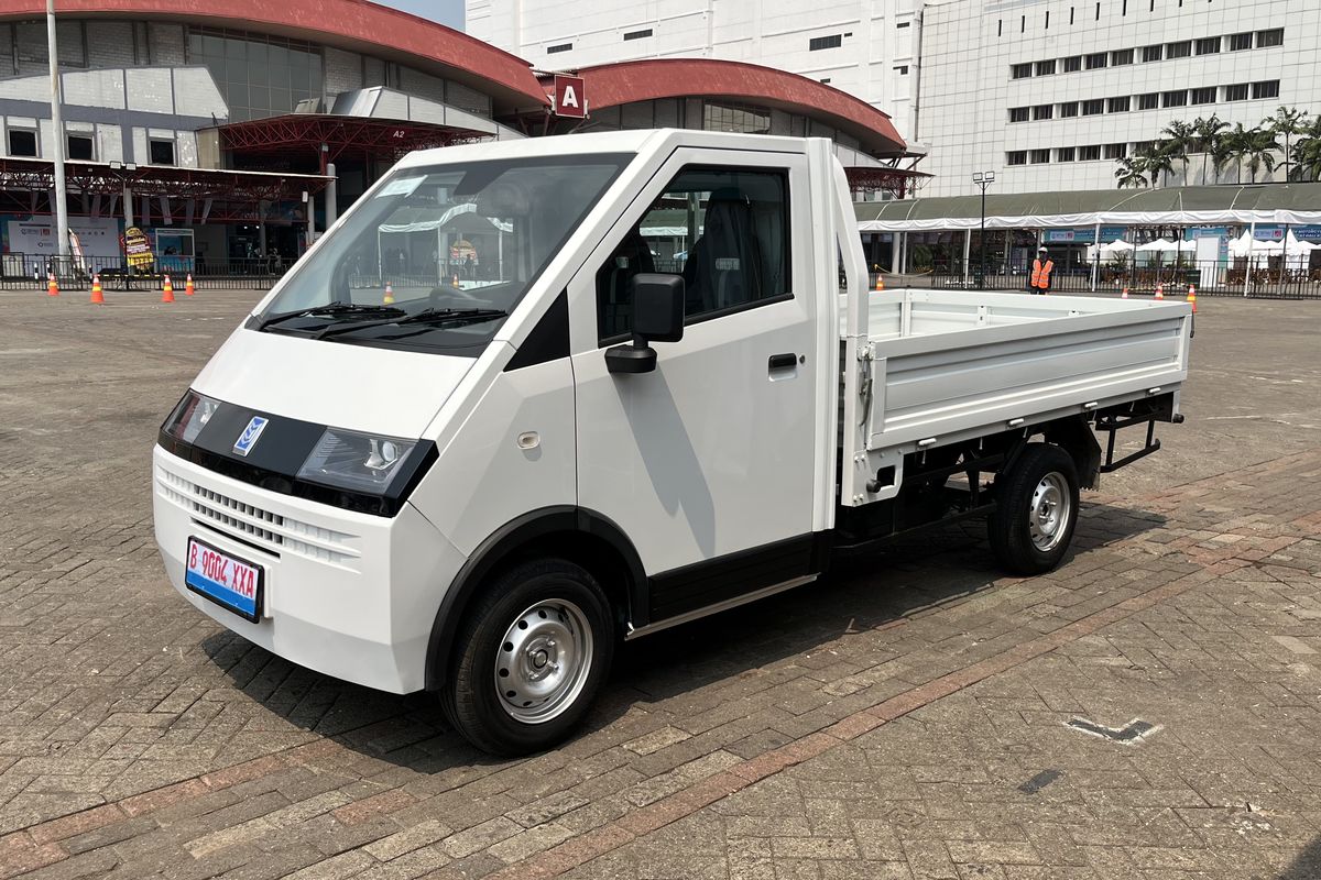 Mobil, pikap, MAB SF T01, mobil, mobil boks, pikap listrik, Pikap listrik, Spesifikasi MAB SF T01, Pikap Listrik Mirip Cybertruck