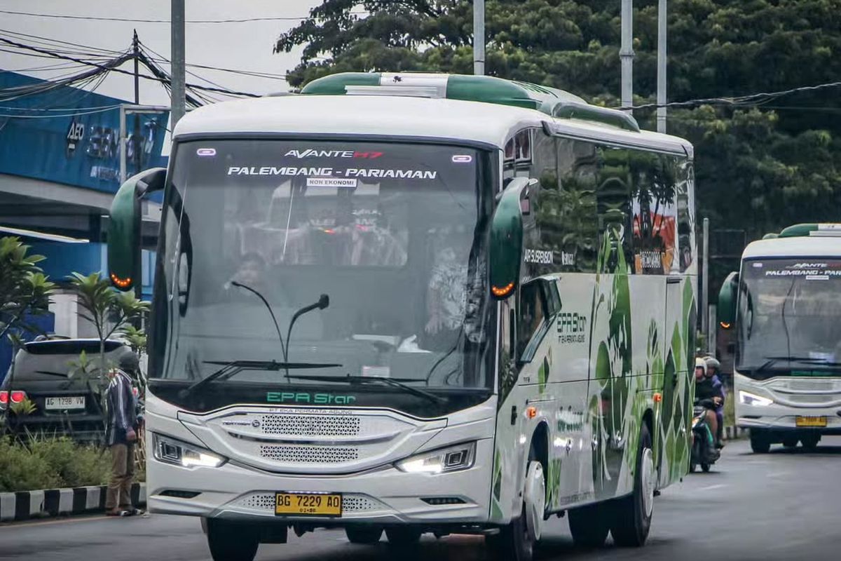 bus baru, Avante H7, mesin depan, bus AKAP, PO EPA Star, avante h7, PO EPA Star Rilis 4 Bus Baru Pakai Sasis Mesin Depan
