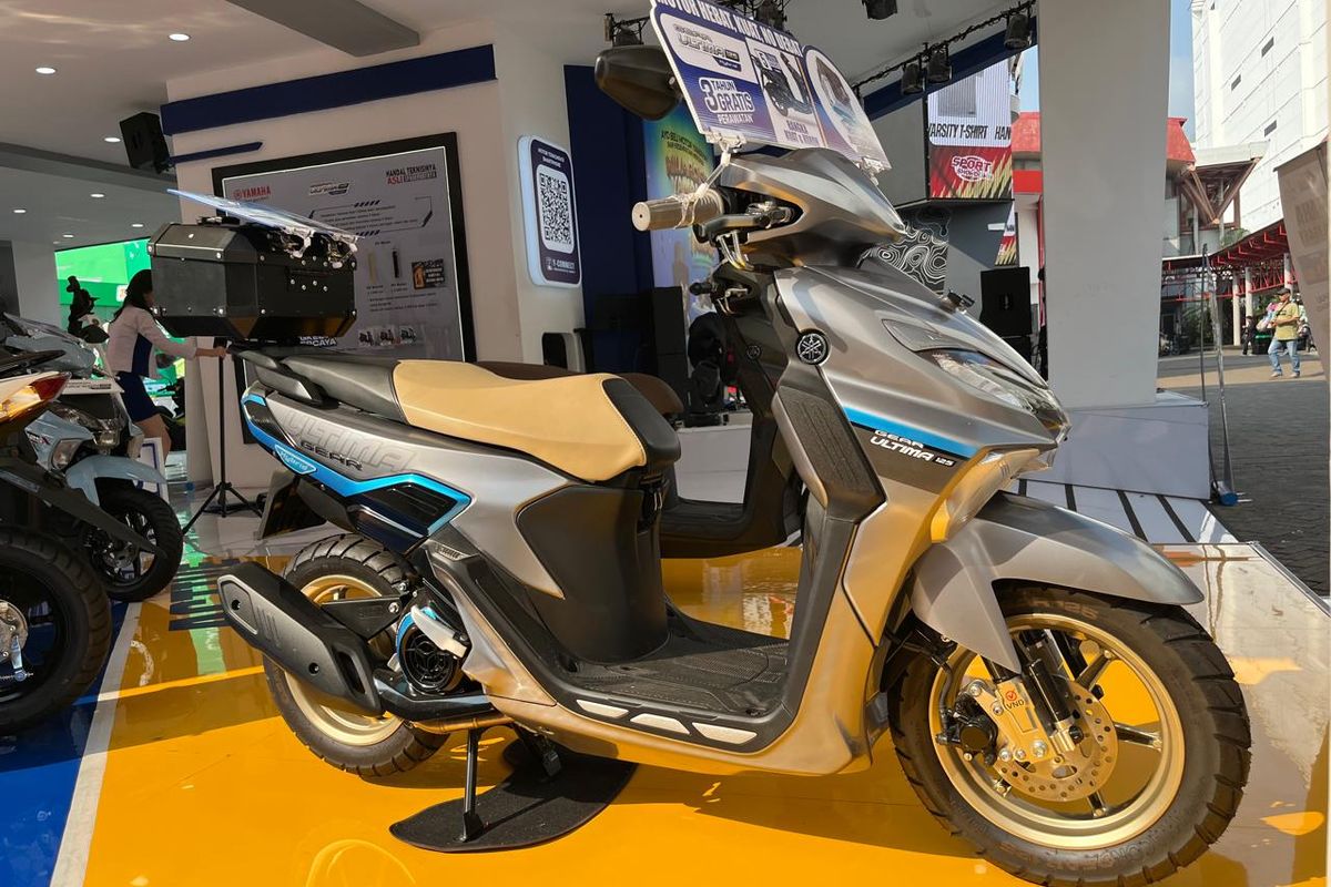 Yamaha Gear Ultima, Pekan Raya Jakarta, Outdoor Culture, Modifikasi skutik, Modifikasi Yamaha Gear Ultima Bergaya Touring Harian