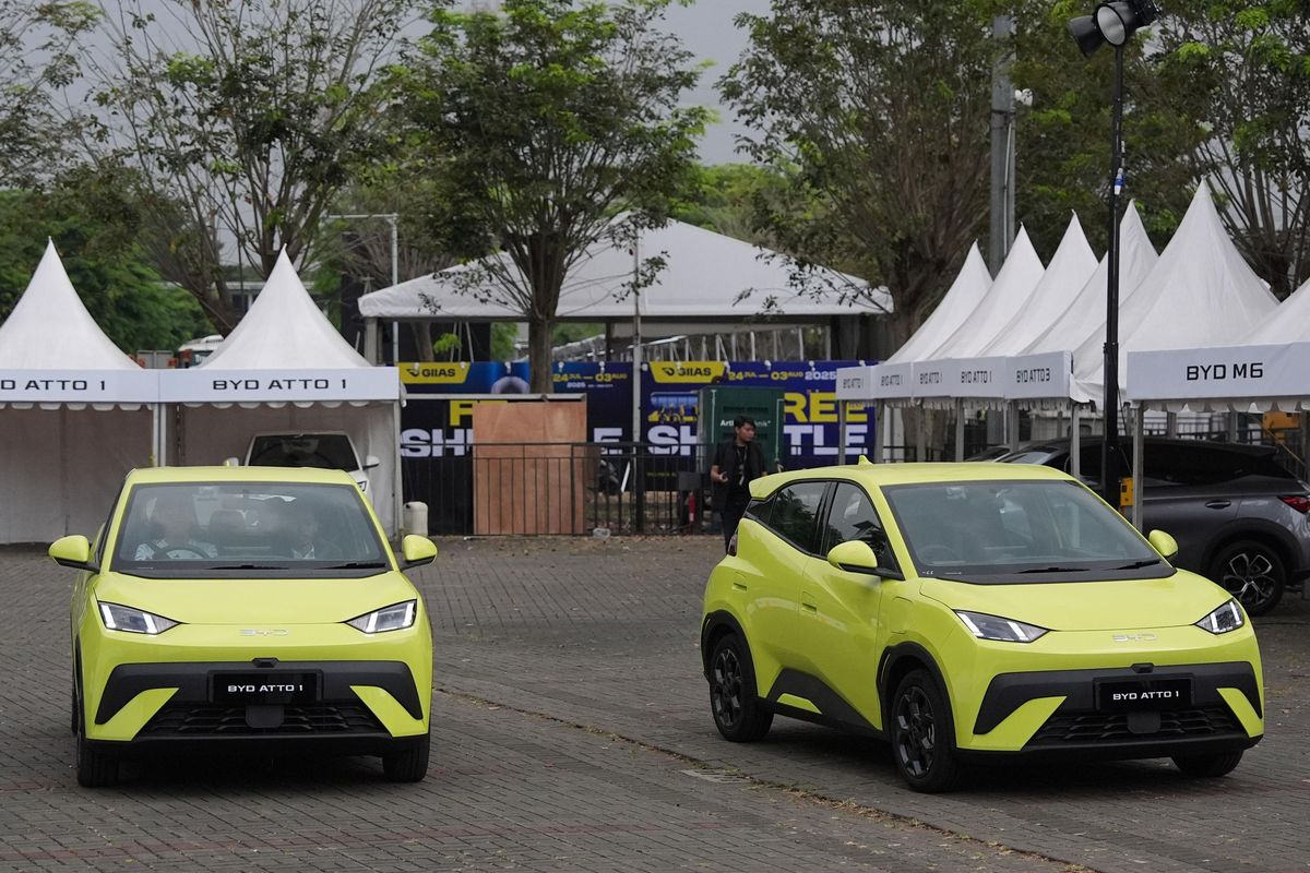 BYD Atto 1, test drive, GIIAS 2025, Atto 1, pameran otomotif, Test Drive BYD Atto 1 Antre Panjang, Begini Cara Daftarnya