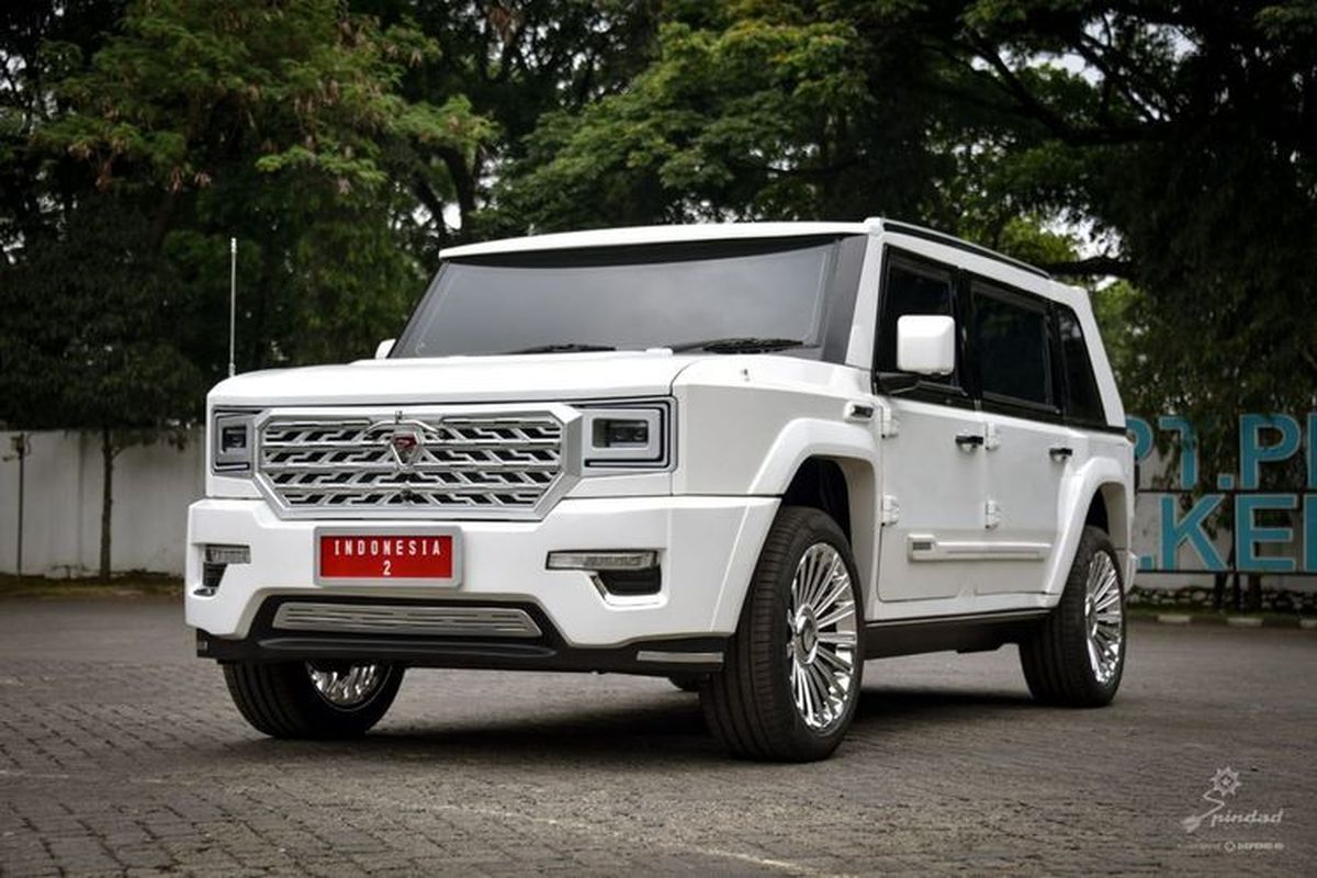 mobil dinas, Pindad, mobil kepresidenan, garuda, Limousine, Maung MV3, Prabowo Subanto, Spesifikasi dan Desain Maung MV3 Garuda Limousine Milik Prabowo
