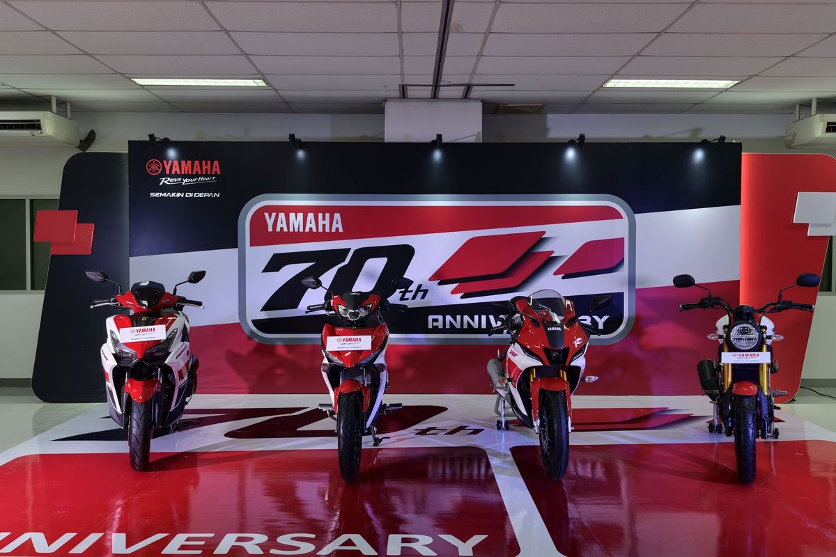 Yamaha Rayakan 70 Tahun dengan Livery Spesial untuk 4 Model