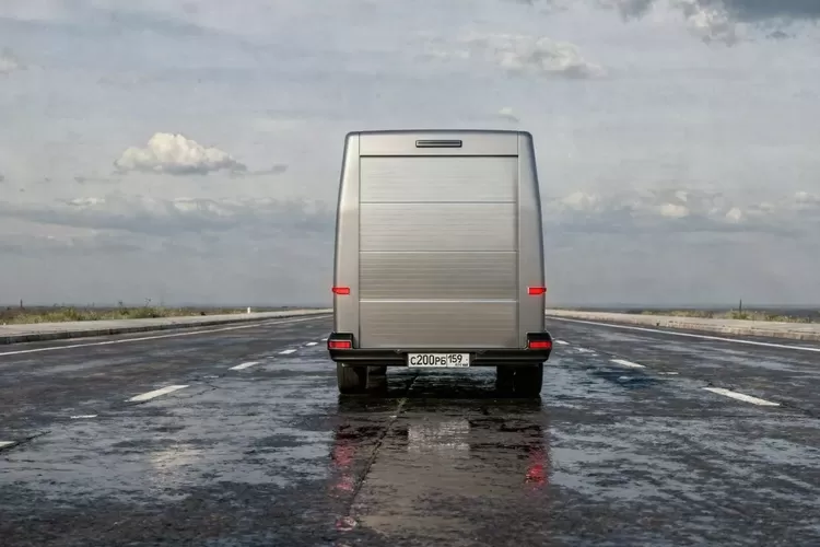 Rusia Bikin Tesla Cybertruck Versi Minibus