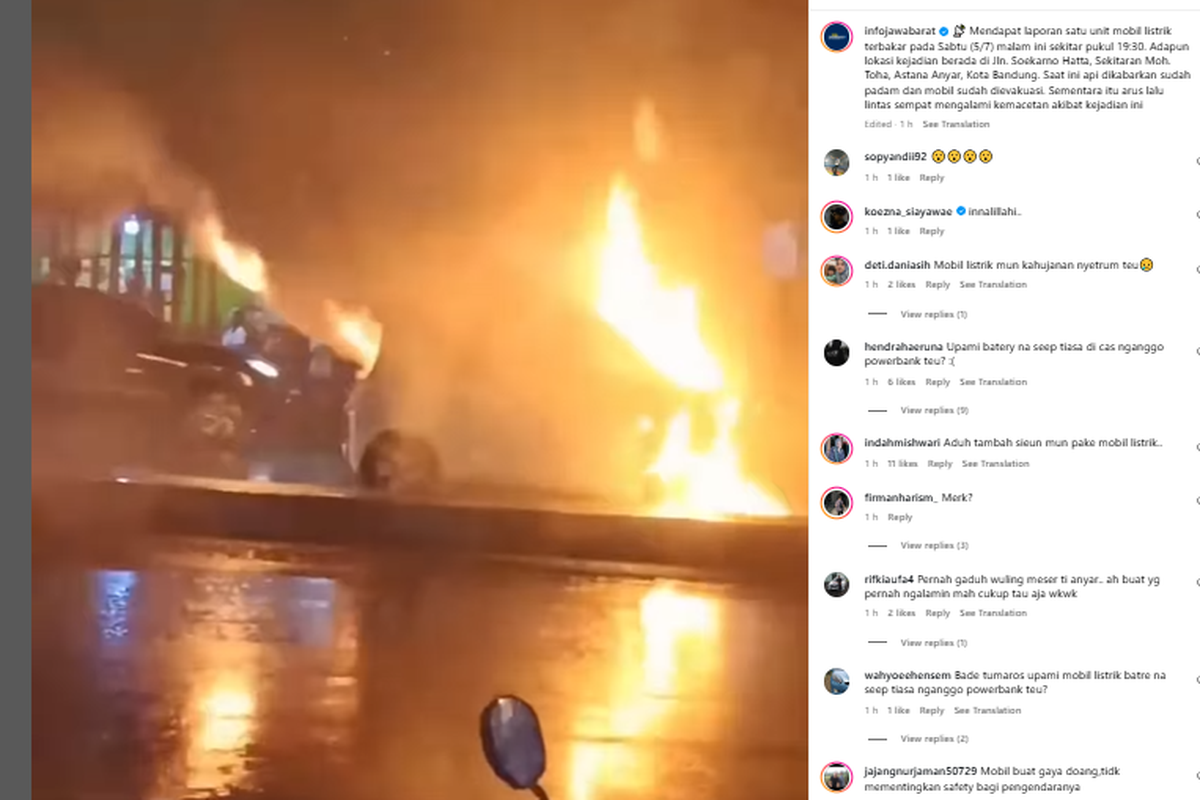 mobil listrik, Wuling, Air ev, terbakar, Bandung, bandung, Wuling Air ev Terbakar di Bandung, Wuling Lakukan Investigasi