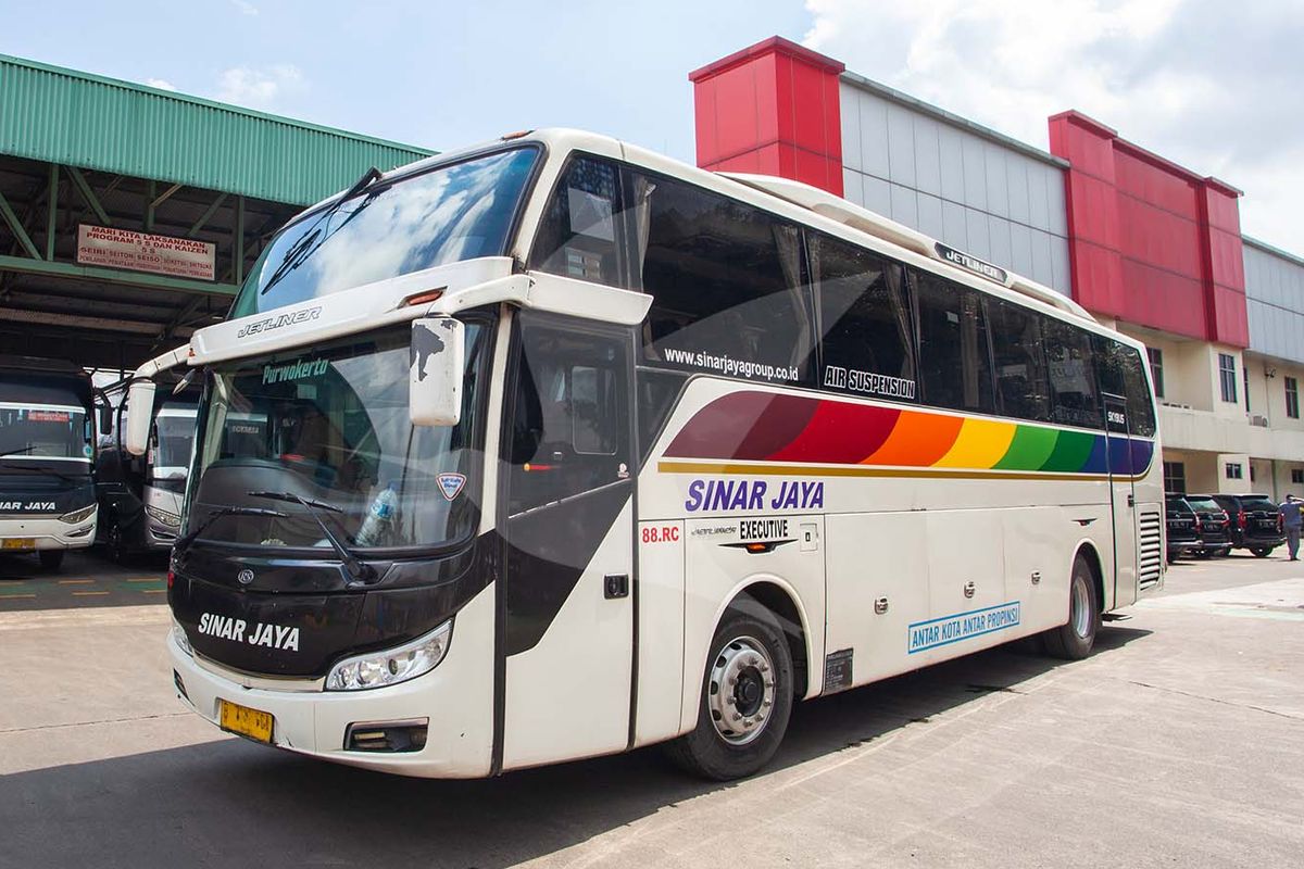 PO Sinar Jaya, bus AKAP, rute baru, tiket bus, naik bus, PO Sinar Jaya Buka Rute Palembang - Purworejo, Ada Toiletnya