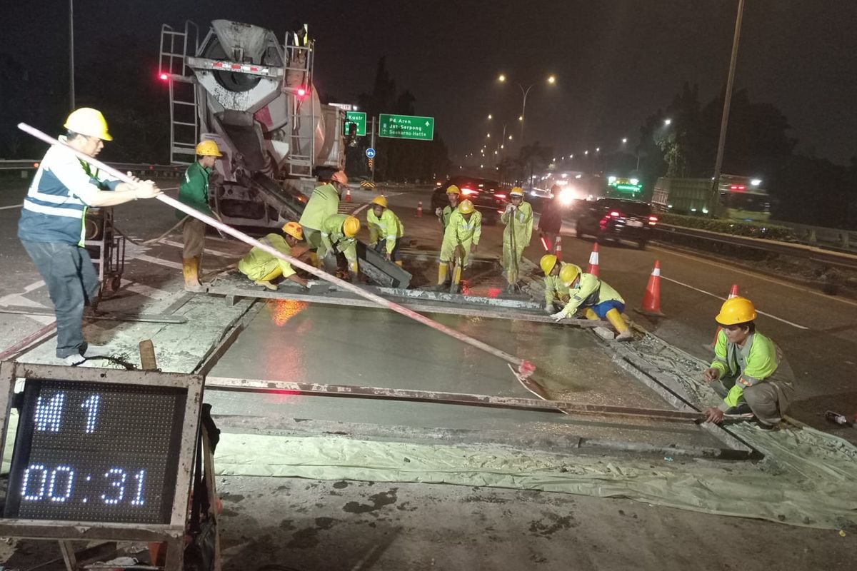 Lalu Lintas, Serpong, Tol JORR, Tanjung Priok, Pekerjaan jalan, Hati-hati, Ada Pekerjaan Jalan di Tol JORR sampai 20 Oktober 2025