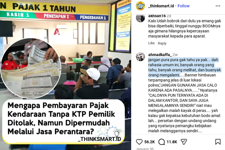 Pemungutan Pajak Kendaraan Bermotor Dinilai Tak Adil