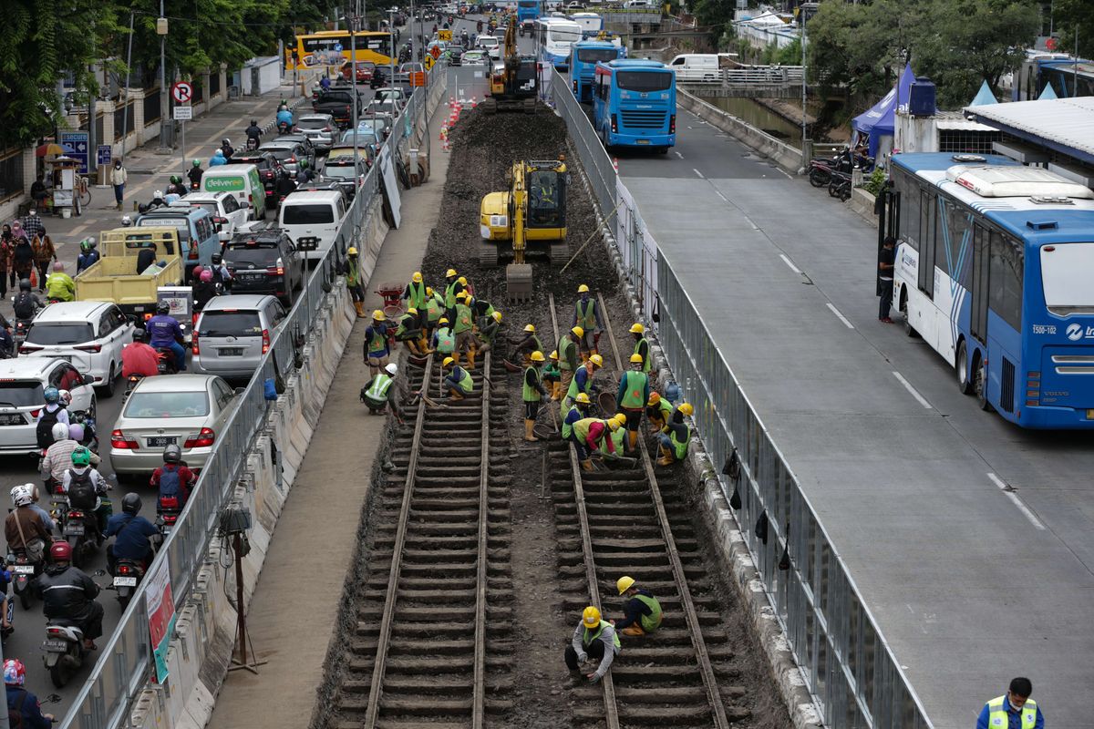 Proyek MRT Jakarta Fase 2, Rekayasa Lalin Berlaku di Tiga Titik Utama
