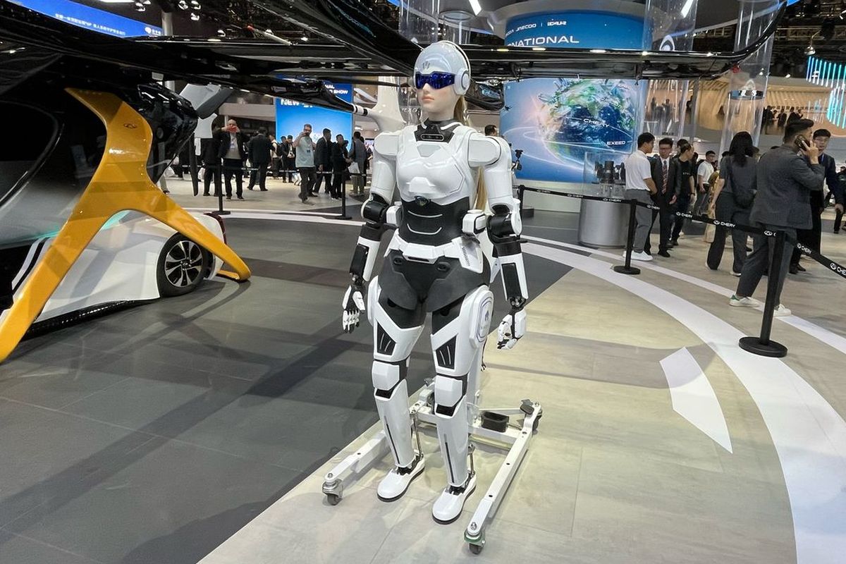 pameran otomotif, Chery, robot, humanoid, AiMOGA, Auto Shanghai 2025, Robot, Humanoid, Auto Shanghai 2025: Ajang Unjuk Gigi Teknologi Otomotif