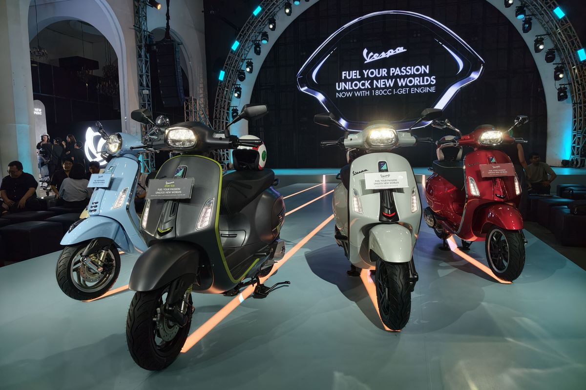 Vespa Sprint dan Primavera: Tulang Punggung Penjualan di Indonesia
