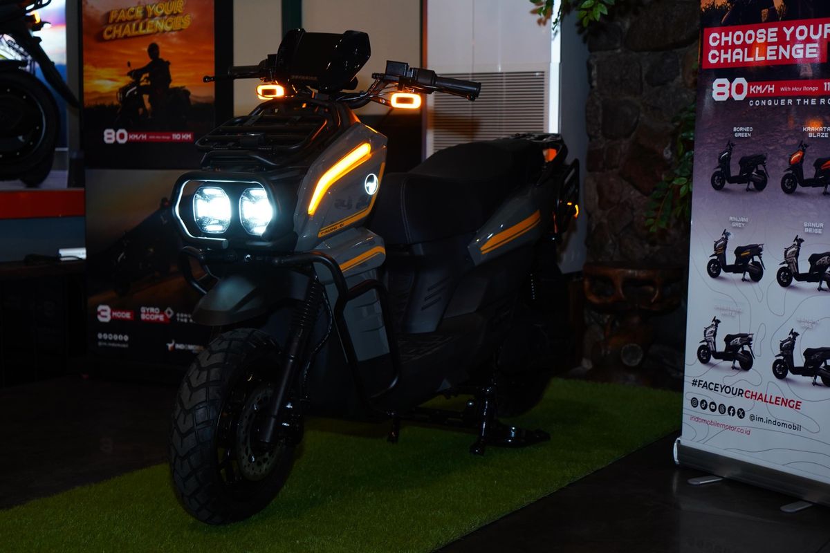 Tyranno, motor listrik tyranno, Indomobil Emotor, motor listrik tyranno harga, motor listrik tyranno indomobil, Motor Listrik Tyranno Hadir di Surabaya, Segini Harganya