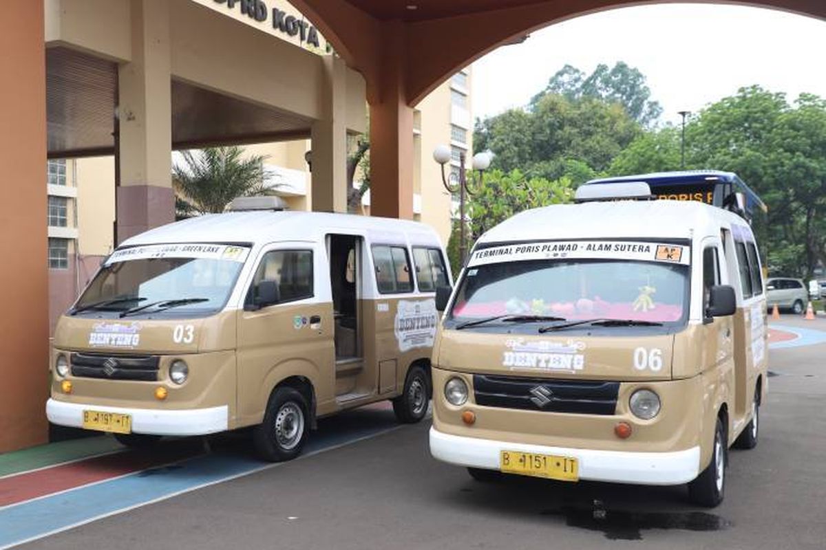 rute baru, Angkot Si Benteng, Si Benteng, naik angkot, Angkot AC, Dua Rute Baru Angkot Si Benteng Resmi Dibuka di Tangerang