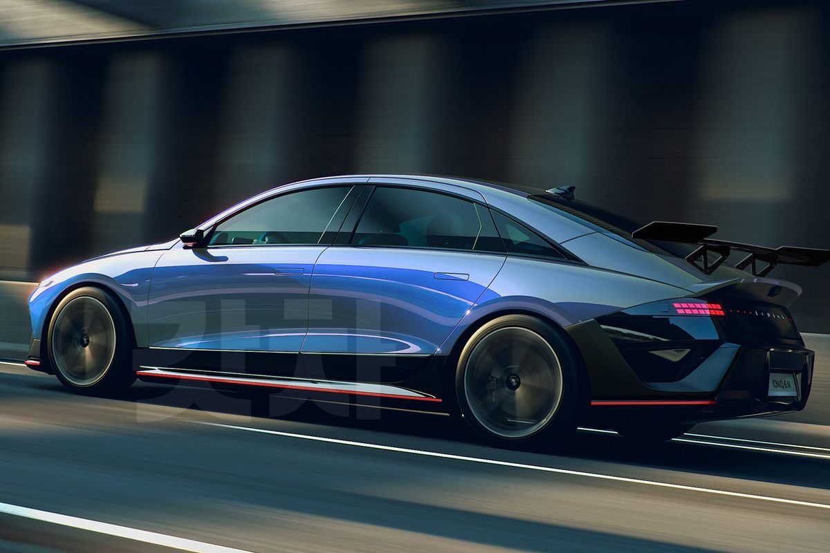 Hyundai, Ioniq 6 N, sedan listrik, Seoul Mobility Show 2025, mobil listrik, Hyundai Motor Company, seoul mobility show 2025, Ilustrasi Hyundai Ioniq 6 N yang Siap Meluncur Juli 2025