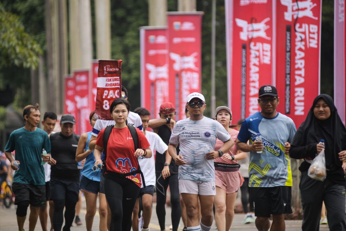 Jakarta International Marathon 2025, Dinas Perhubungan DKI Jakarta, rekayasa lalu lintas, Dishub DKI Jakarta, jakarta international marathon 2025, Rute Alternatif Selama BTN Jakarta International Marathon 2025