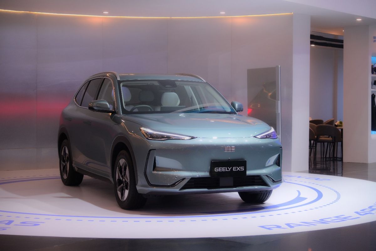 Geely EX5, GIIAS 2025, SUV listrik, diskon Rp 36 juta, Dapatkan Diskon Rp 36 Juta untuk Geely EX5 di GIIAS 2025