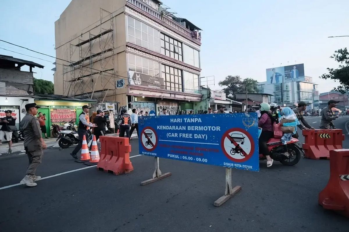 Car Free Day, Jalan Margonda, Dishub Kota Depok, car free day, dishub kota depok, car free day depok, Jenis Kendaraan yang Boleh Melintas Saat Car Free Day di Depok