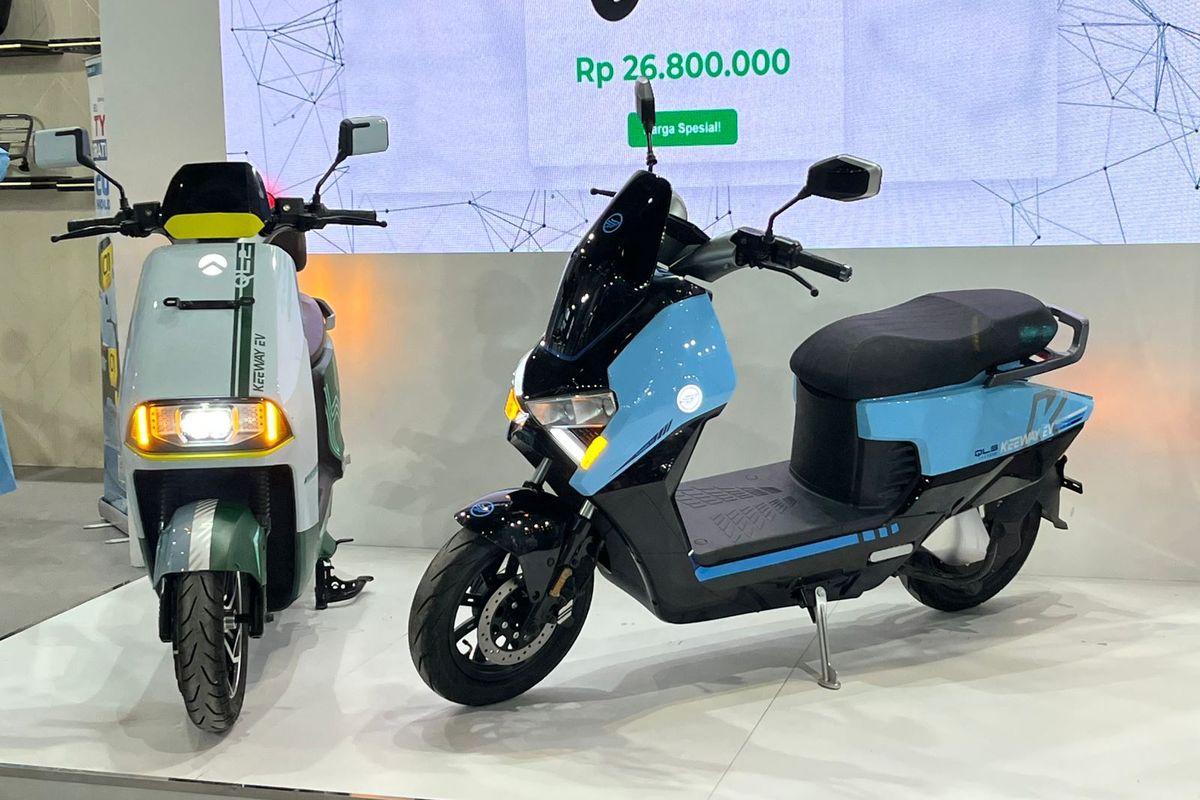 Keeway, motor listrik, Keeway EV, baterai motor listrik, PRJ 2025, Keeway EV Luncurkan Motor Listrik dengan Jarak Tempuh 220 Km