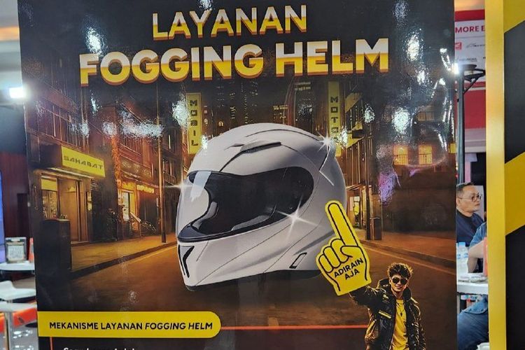 Perawatan Helm Gratis di IIMS 2026, Hilangkan Bau dan Bakteri