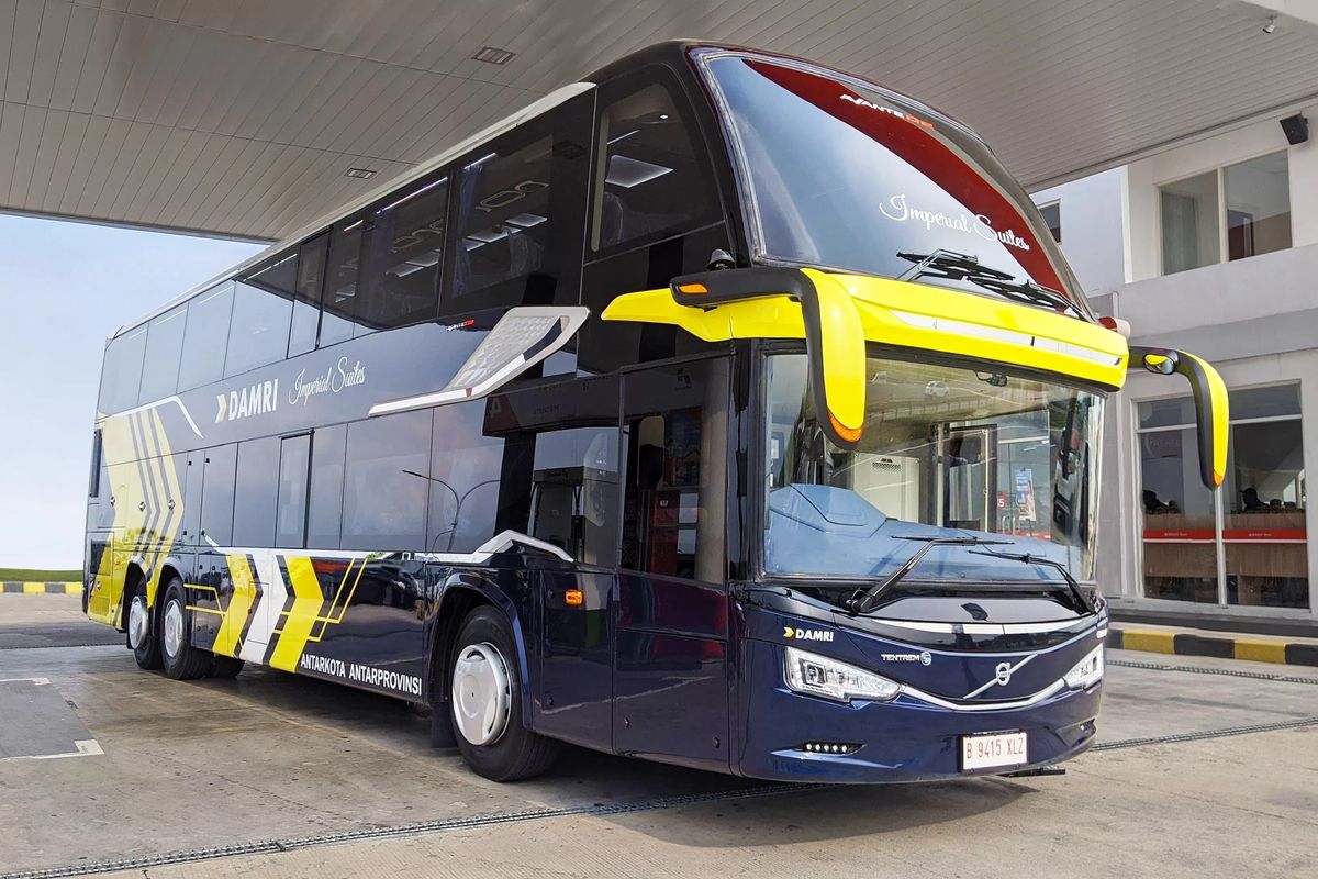 DAMRI, double decker, Double Decker, PO bus, Bus Tingkat, bus AKAP, Damri, PO Bus, Bus Jakarta - Malang, Promo Bus Tingkat DAMRI, Jakarta-Malang cuma Rp 400.000