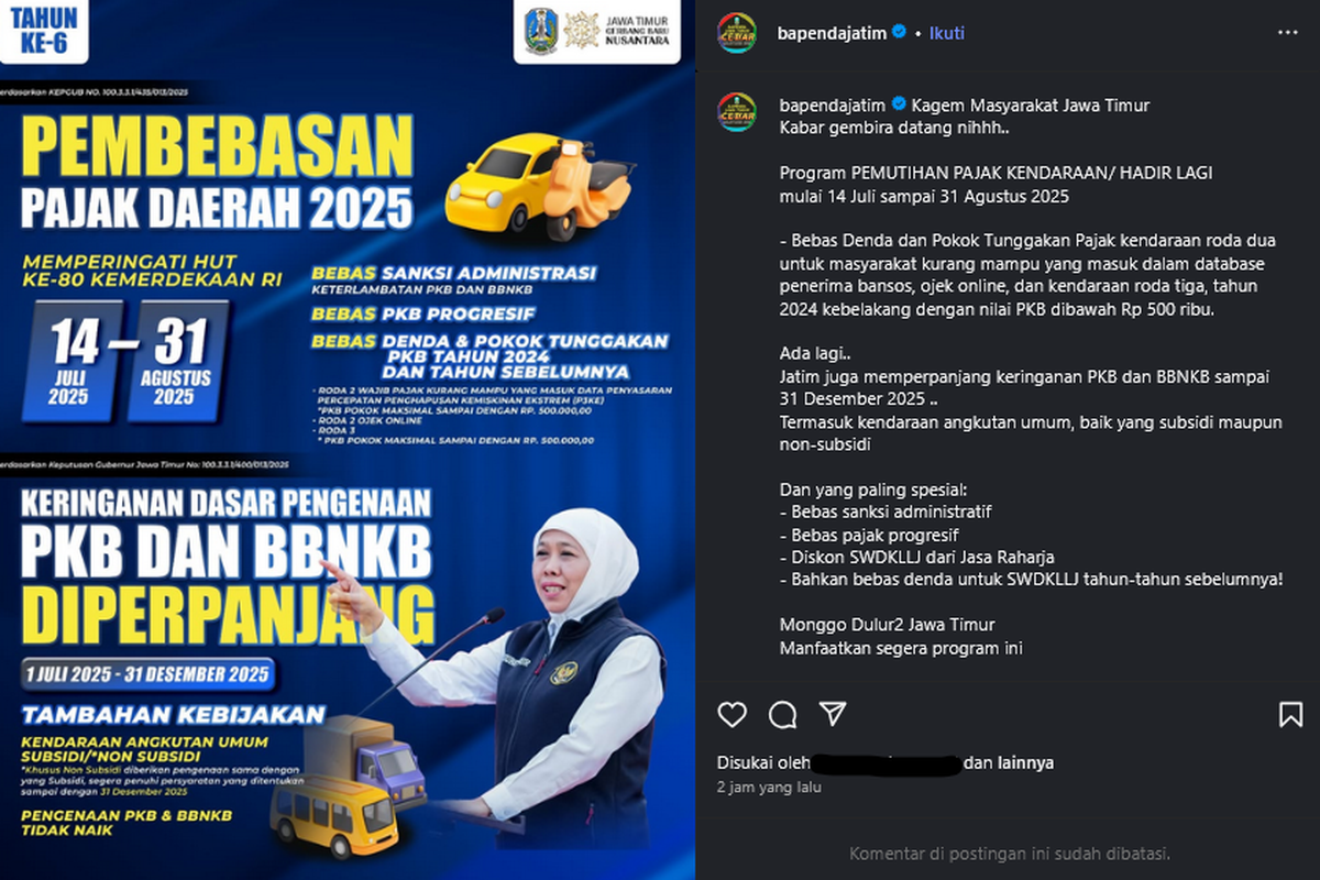 pemutihan pajak 2025, keringanan pajak angkutan umum, pajak kendaraan Jatim, Program Keringanan Pajak Angkutan Umum Jawa Timur Sampai Akhir Tahun