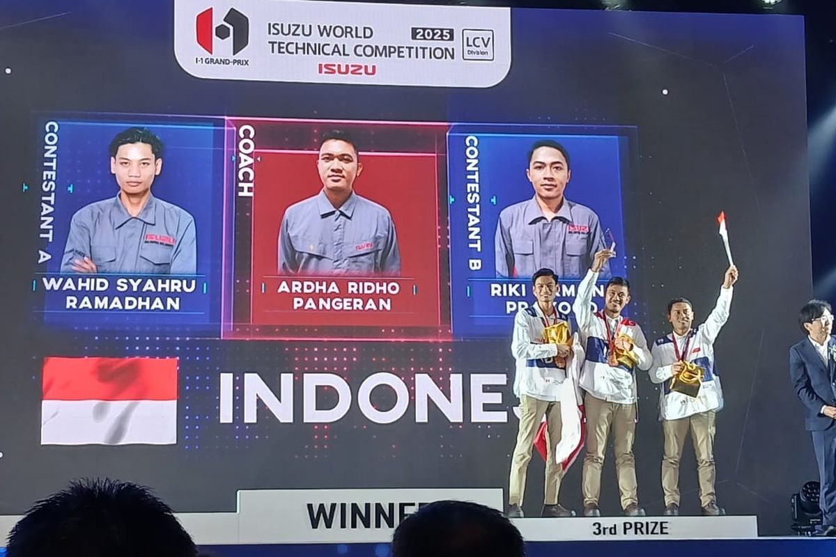 Mekanik, Isuzu, mekanik, Isuzu Astra Motor Indonesia, mekanik bus, Mekanik Truk, Mekanik Isuzu Indonesia Juara 3 Kompetisi Dunia