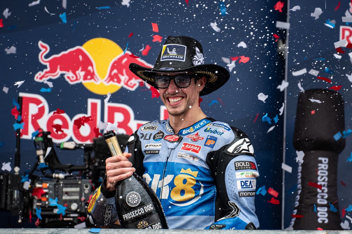 Alex Marquez, MotoGP, Gresini Racing, MotoGP 2025, MotoGP Amerika 2025, Fermin Aldeguer, Federal Oil, Sirkuit Austin, motogp 2025, Konsisten Podium, Alex Marquez Pimpin Klasemen MotoGP 2025