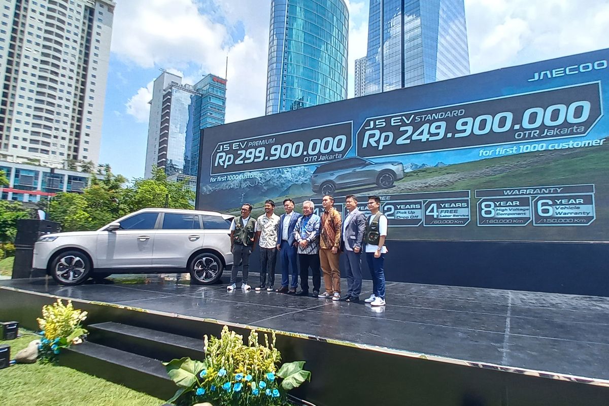 Jaecoo J5 EV Resmi Dijual, Harga Mulai Rp 249 Juta