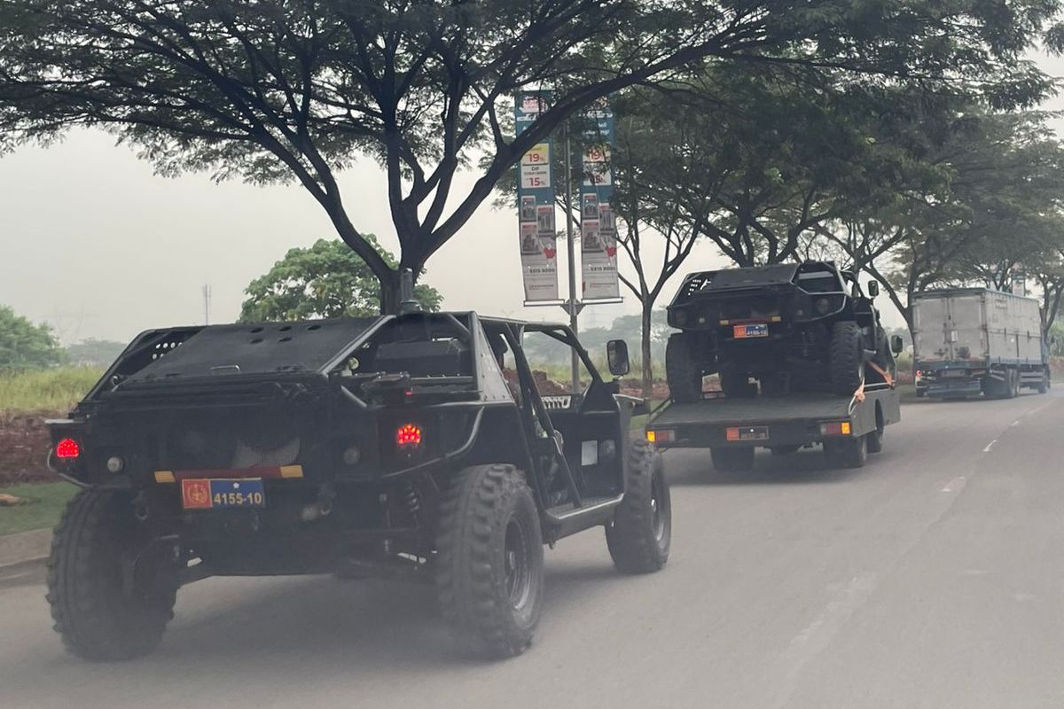 TNI AU, kendaraan taktis, rantis, P6 ATAV, Rantis, Kendaraan taktis, P6 ATAV, Rantis Gagah Produksi Pindad