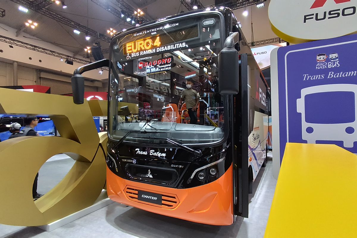 Fuso, bus medium, bus kota, fuso, Mitsubishi fuso, bus ramah disabilitas, Spesifikasi Bus Trans Batam Baru, Punya PO Bagong dan Bodi Tentrem